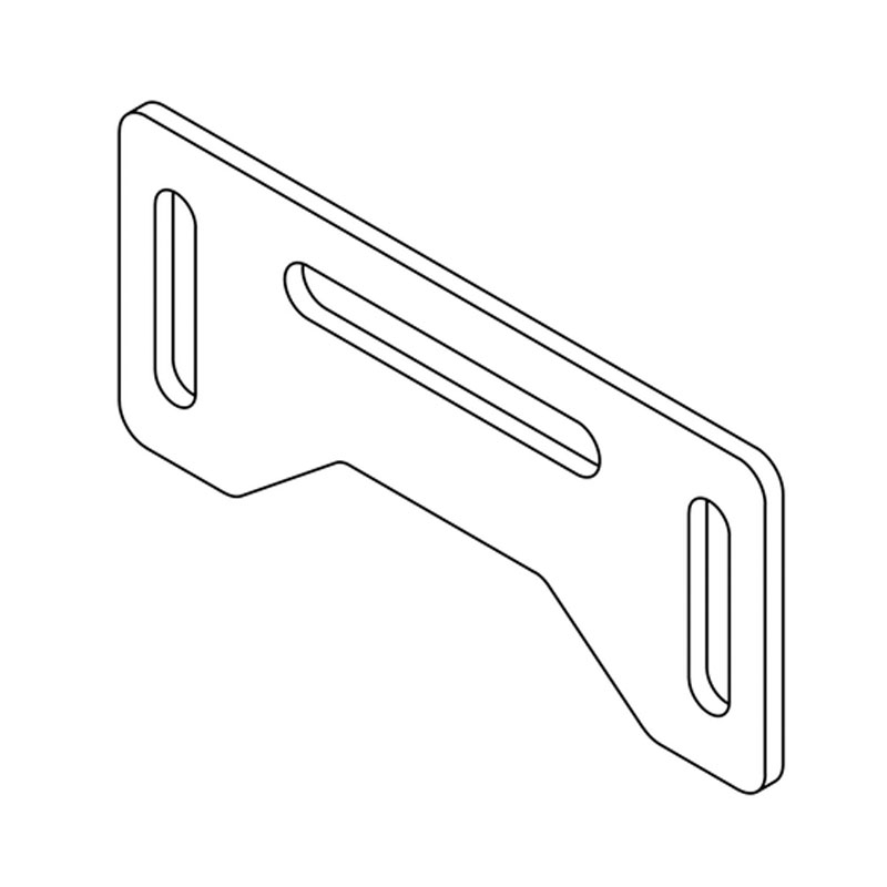 Numura zīmes apgaismojuma turētājs Highsider Pro Plate melns