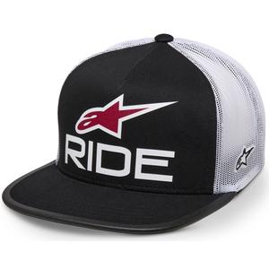 Alpinestars Ride 4.0 ER cepure melna, balta un sarkana