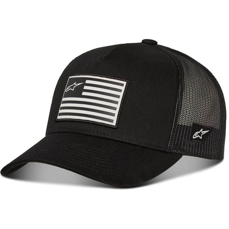 Alpinestars Flag Snap cepure melna