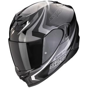 Integrēta moto ķivere Scorpion EXO-520 EVO AIR TERRA melna-sudraba-balta izpārdošana