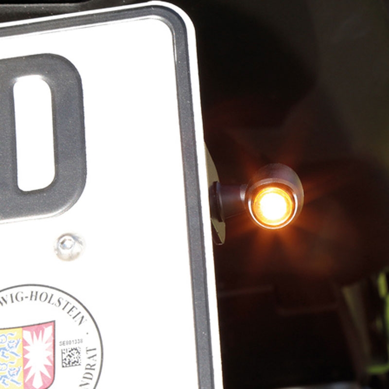 LED indikators Highsider Nova LED indikators matēts melns 2 gab.
