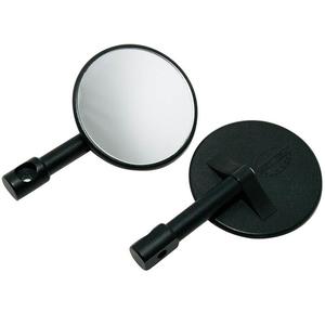 Atpakaļskata spogulis Highsider Smart Bar End Round Black