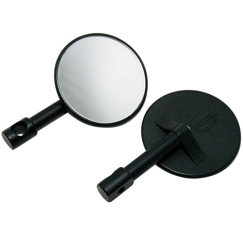Atpakaļskata spogulis Highsider Smart Bar End Round Black