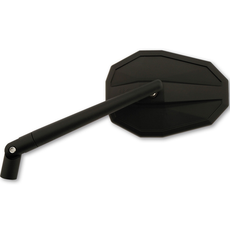 Spogulis Highsider Smart Fairing Straight Black