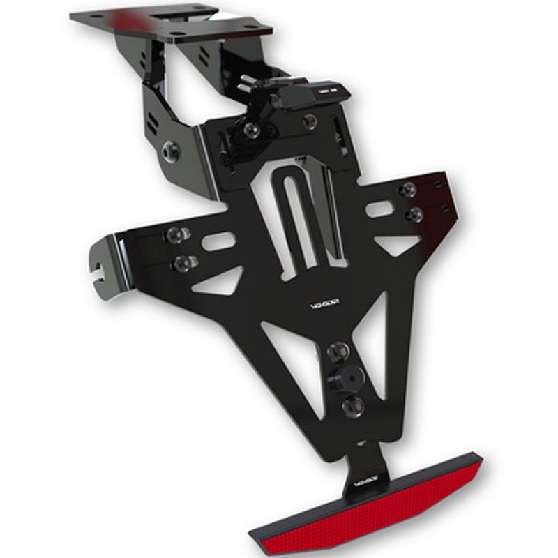 Numura zīmes turētājs ar apgaismojumu Highsider License Akron RS PRO KTM 690 DUKE melns