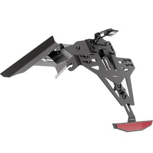 Numura zīmes turētājs ar apgaismojumu Highsider License Akron RS PRO KTM 1290 SUPER DUKE GT ABS melns