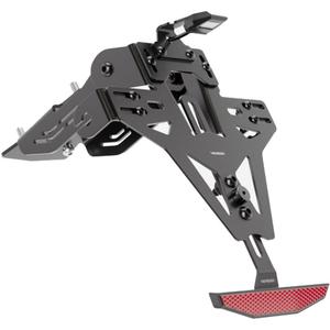 Numura zīmes turētājs ar apgaismojumu Highsider License Akron RS PRO KTM 790 DUKE ABS un 890 DUKE R melns