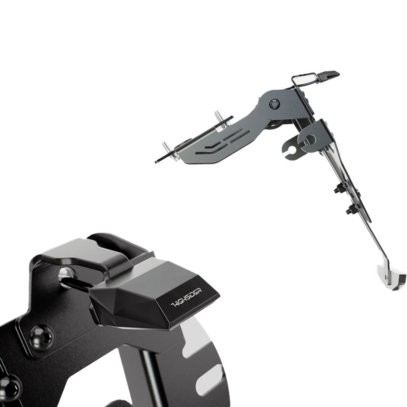 Numura zīmes turētājs ar apgaismojumu Highsider License Akron RS PRO KTM 790 DUKE ABS un 890 DUKE R melns