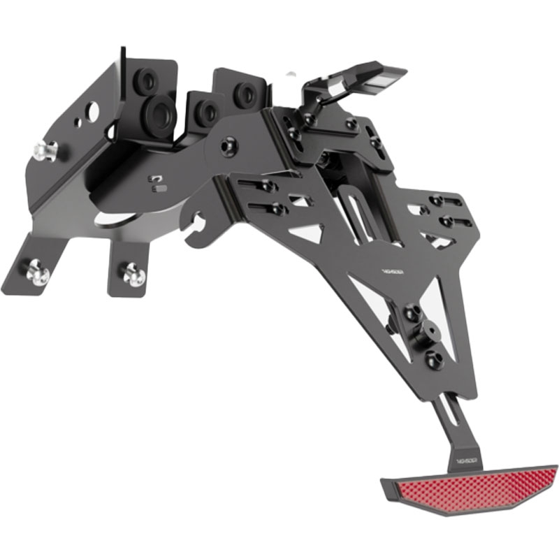 Numura zīmes turētājs ar apgaismojumu Highsider License Akron RS PRO KTM 690 SMC R melns