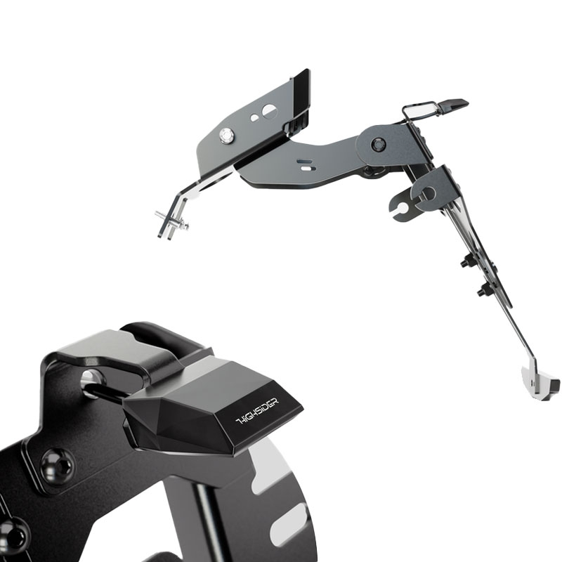 Numura zīmes turētājs ar apgaismojumu Highsider License Akron RS PRO KTM 690 SMC R melns