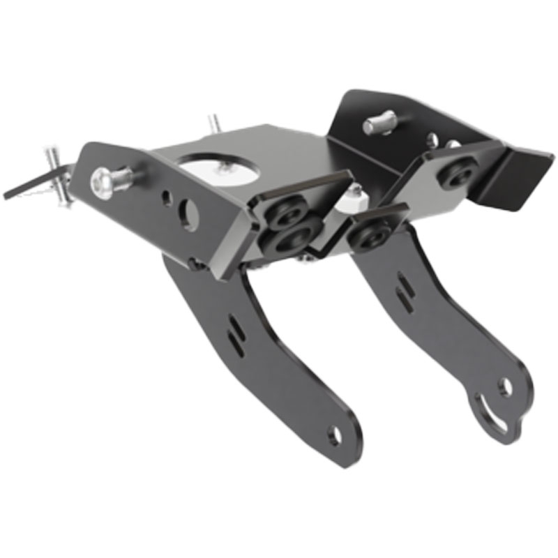 Numura zīmes turētājs ar apgaismojumu Highsider License Akron RS PRO KTM 690 SMC R melns