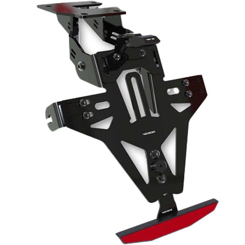 Numura zīmes turētājs ar apgaismojumu Highsider Akron RS PRO Triumph SPEED TRIPLE 1050 melns