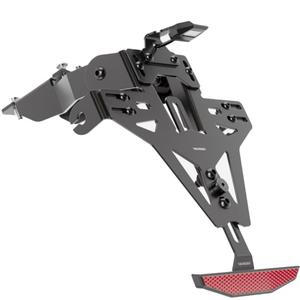 Numura zīmes turētājs ar apgaismojumu Highsider Akron RS PRO Honda CB 500 melns