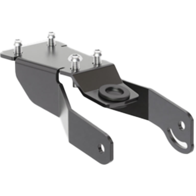 Numura zīmes turētājs ar apgaismojumu Highsider Akron RS PRO Honda CB 500 melns