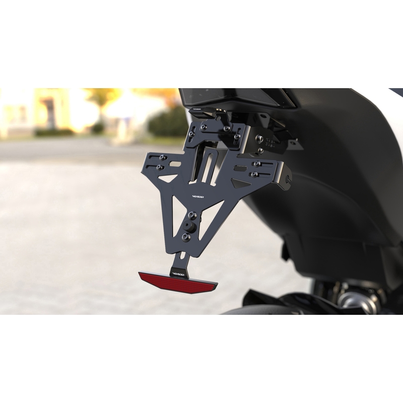 Numura zīmes turētājs ar apgaismojumu Highsider Akron RS PRO Honda CBR 1000 RR melns