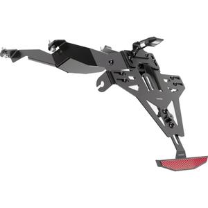 Numura zīmes turētājs ar apgaismojumu Highsider Akron RS PRO Honda CB 125 R NEO melns