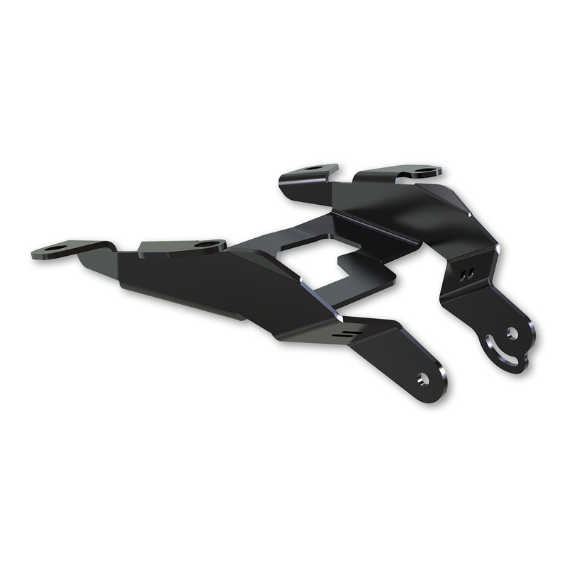 Numura zīmes turētājs ar apgaismojumu Highsider Akron RS PRO Honda CB 650 R melns