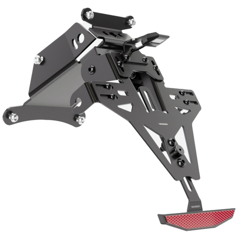 Numura zīmes turētājs ar apgaismojumu Highsider Akron RS PRO HUSQVARNA 701 melns