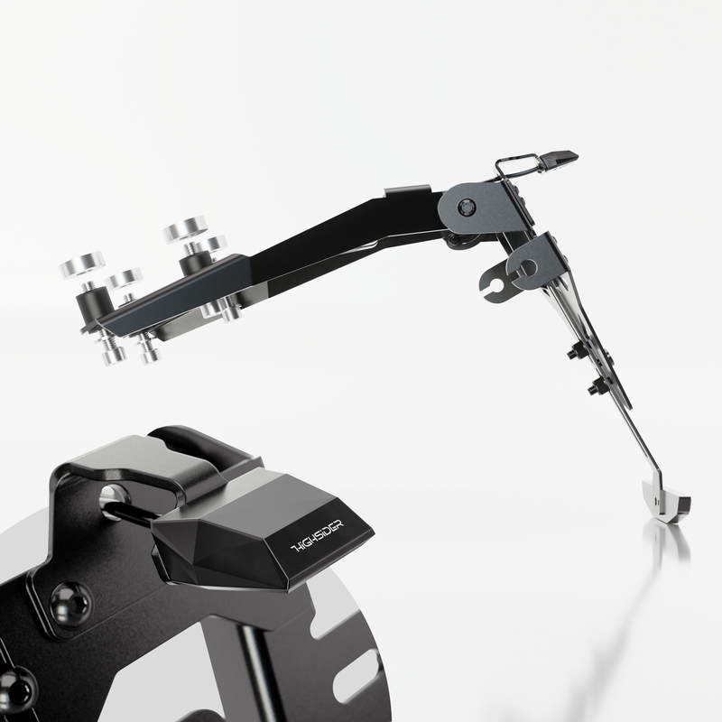 Numura zīmes turētājs ar apgaismojumu Highsider Akron RS PRO HUSQVARNA 401 melns