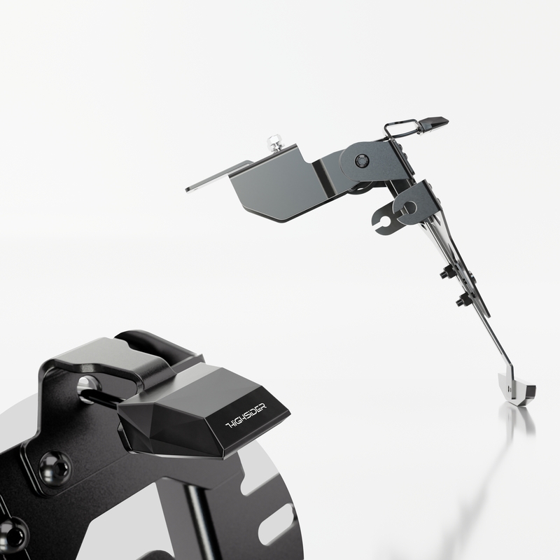 Numura zīmes turētājs ar apgaismojumu Highsider Akron RS PRO Kawasaki ER-6 F,N melns