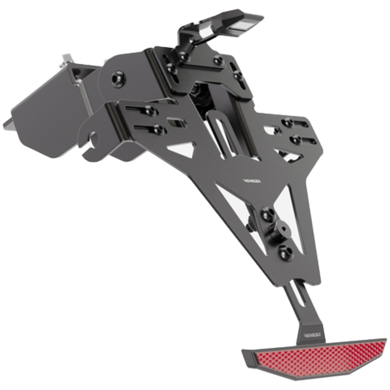 Numura zīmes turētājs ar apgaismojumu Highsider Akron RS PRO Kawasaki ER-6 F,N melns