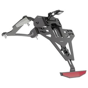 Numura zīmes turētājs ar apgaismojumu Highsider Akron RS PRO Kawasaki Z750, Z1000 melns