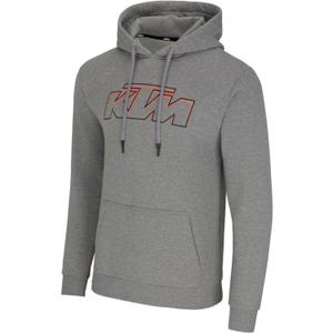 KTM Essential Hoodie gaiši pelēka melanžēta