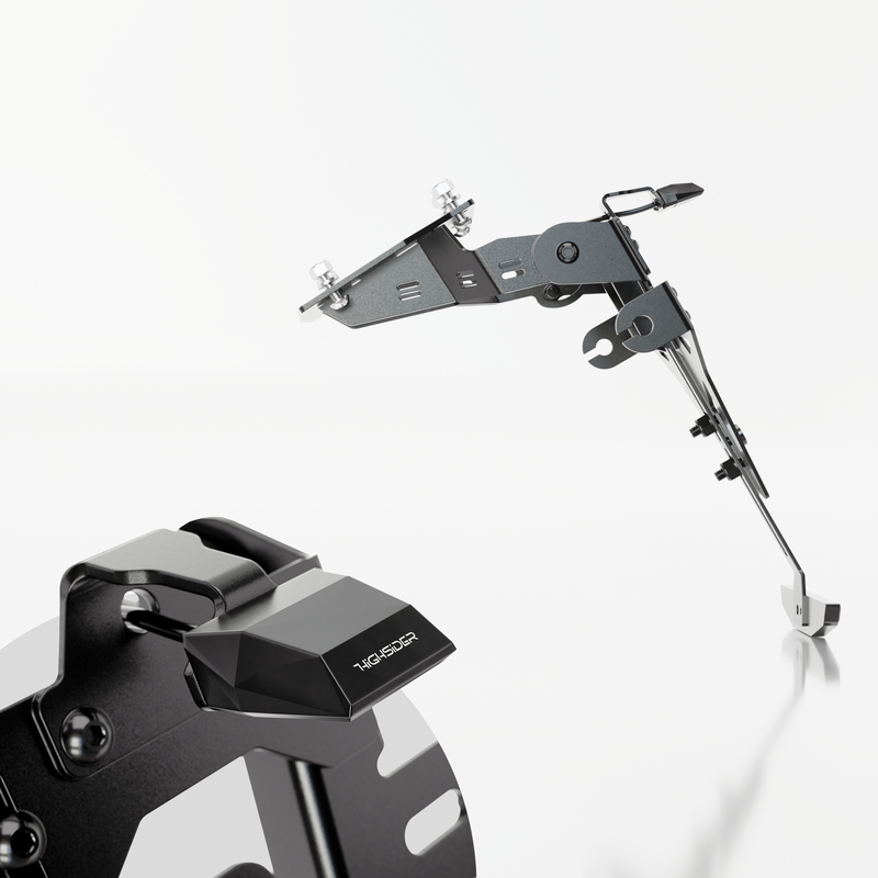 Numura zīmes turētājs ar apgaismojumu Highsider Akron RS PRO Kawasaki ZX-6R melns