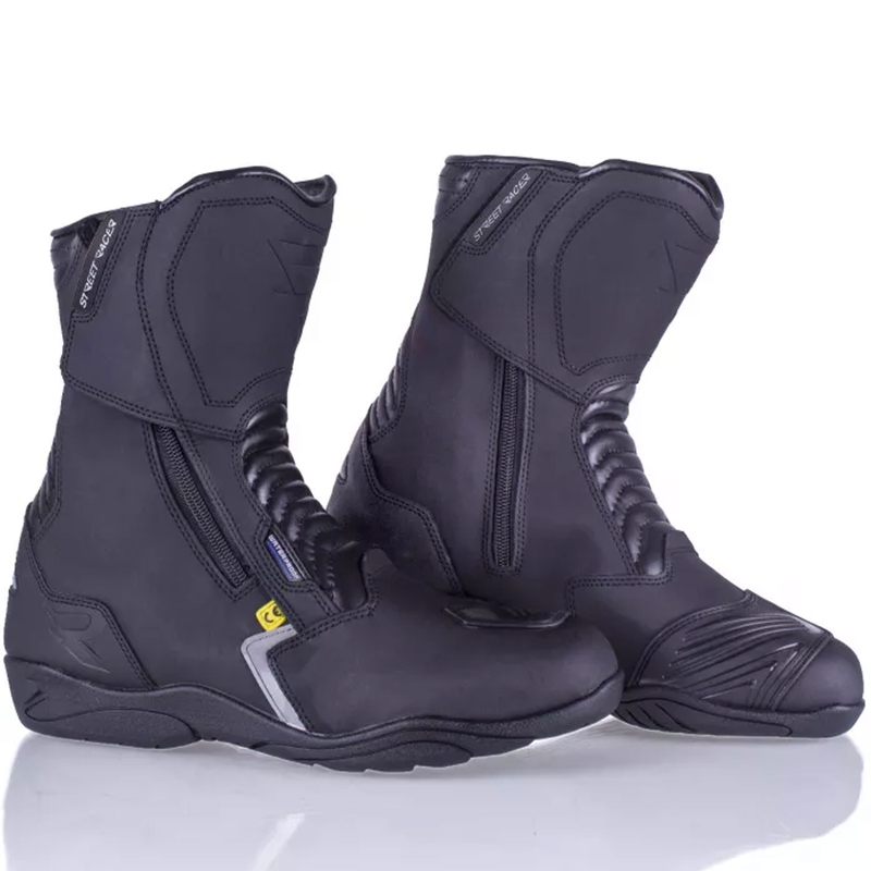 Street Racer Storm Black Motociklu zābaki