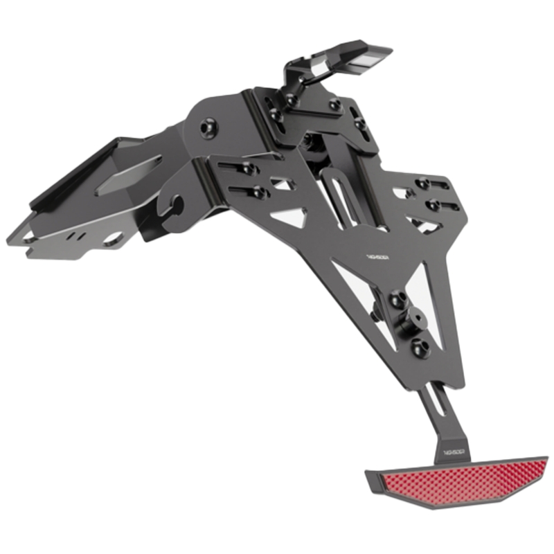 Numura zīmes turētājs ar apgaismojumu Highsider Akron RS PRO Yamaha MT-07 melns