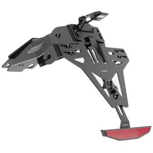 Numura zīmes turētājs ar apgaismojumu Highsider Akron RS PRO Yamaha MT-125 melns