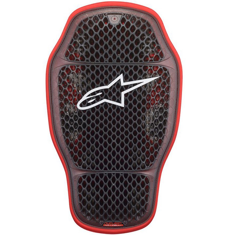 Alpinestars Nucleon KR-1 CELLi CE 2 caurspīdīgs pelēk-arkans mugurkaula aizsargs