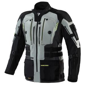 Motocikla jaka Rebelhorn Patrol pelēk-melnā-fluo dzeltena