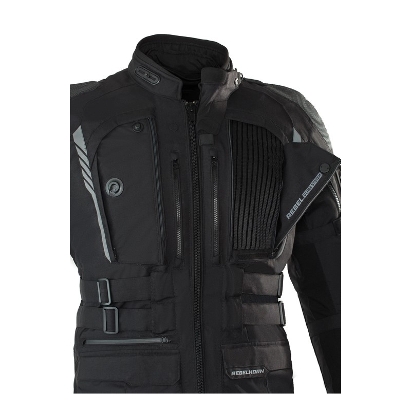 Rebelhorn Patrol Black Motocikla jaka