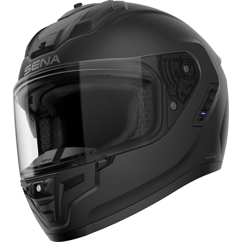 SENA Phantom integrālā motocikla ķivere ar Mesh austiņām matēts melns