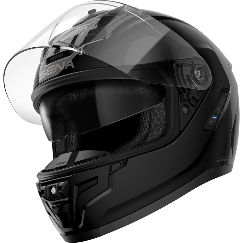 SENA Phantom integrālā motocikla ķivere ar Mesh austiņām matēts melns