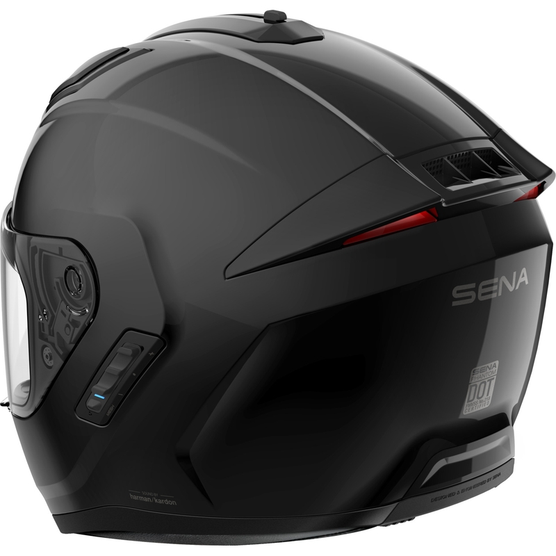 SENA Phantom integrālā motocikla ķivere ar Mesh austiņām matēts melns