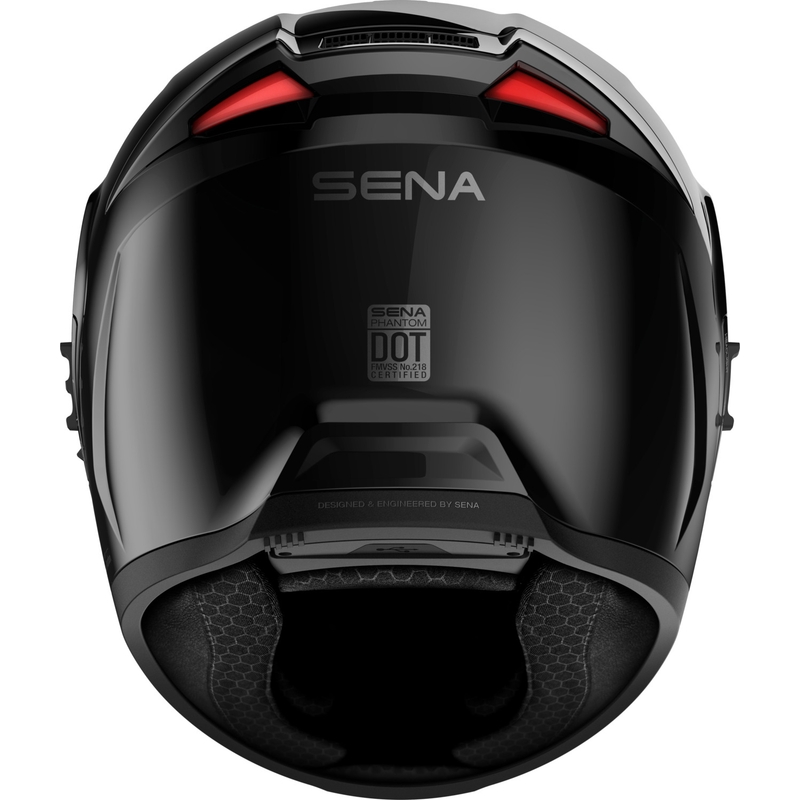 SENA Phantom integrālā motocikla ķivere ar Mesh austiņām matēts melns