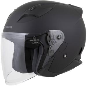 Cassida Reflex 2.0 Solid atvērtā moto ķivere matēta melna-tumši pelēka