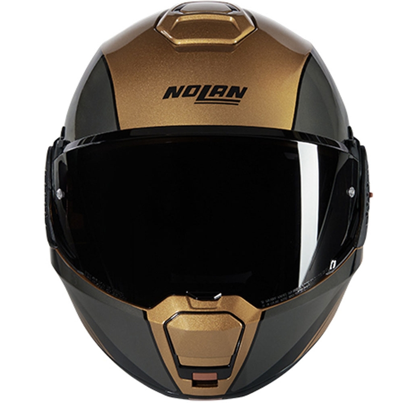 Flip-up motociklu ķivere Nolan N120-1 Verniciatura Speciale N-COM 342 smilšu melna