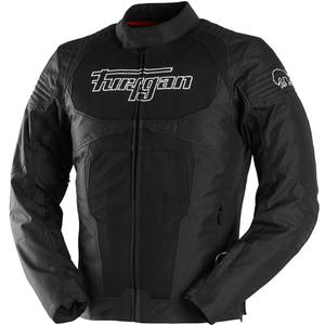 Motocikla jaka Furygan WB08 Vented + melns un balts