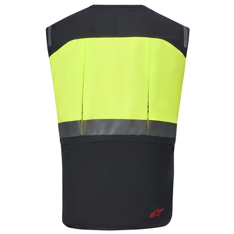 Alpinestars Tech-Air®3 V2 sistēmas fluo dzeltenā-melnā gaisa spilvenu veste