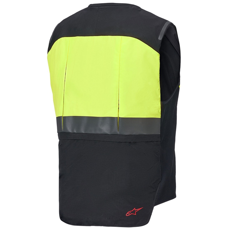 Alpinestars Tech-Air®3 V2 sistēmas fluo dzeltenā-melnā gaisa spilvenu veste