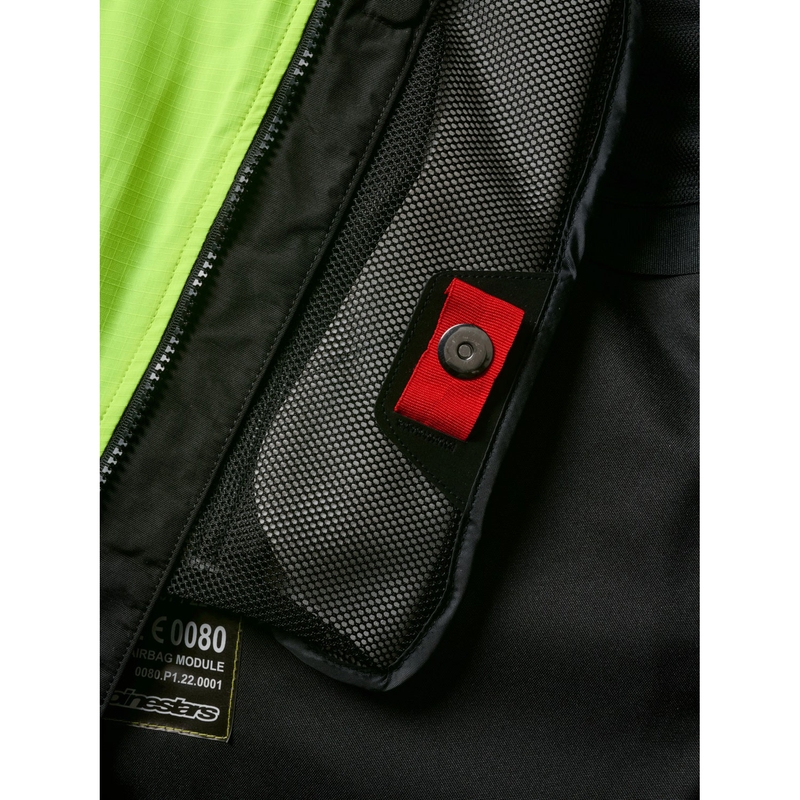 Alpinestars Tech-Air®3 V2 sistēmas fluo dzeltenā-melnā gaisa spilvenu veste