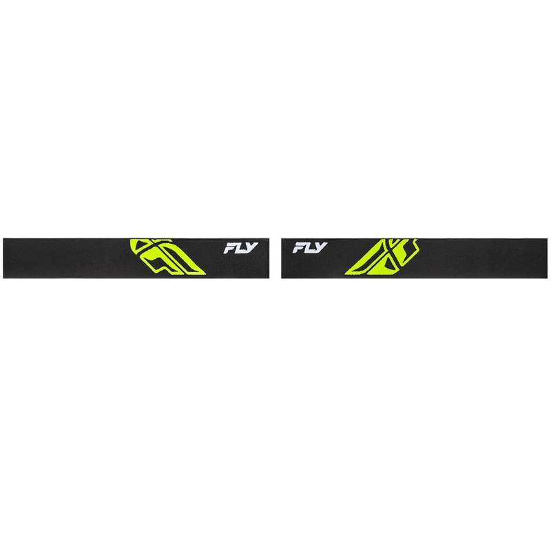 Bērnu motokrosa brilles Fly Racing Focus black-fluo green ar caurspīdīgu pleksi