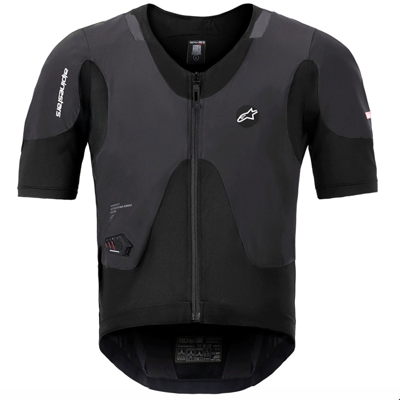 Alpinestars TECH-AIR®5 PLASMA sistēmas gaisa spilvenu veste, melna