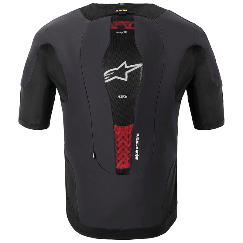 Alpinestars TECH-AIR®5 PLASMA sistēmas gaisa spilvenu veste, melna