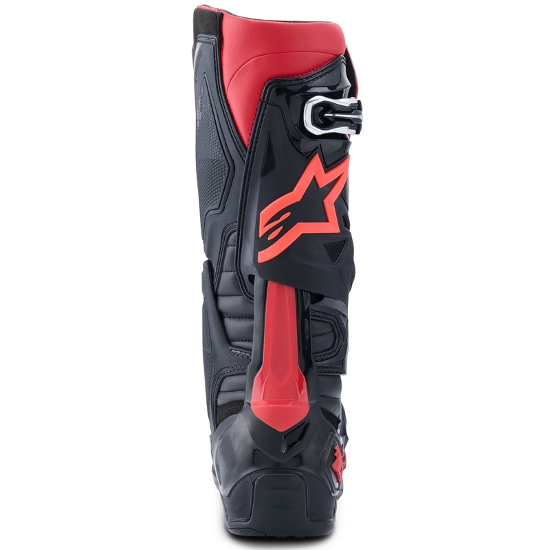 Alpinestars Tech 10 melni un sarkani motocikla zābaki