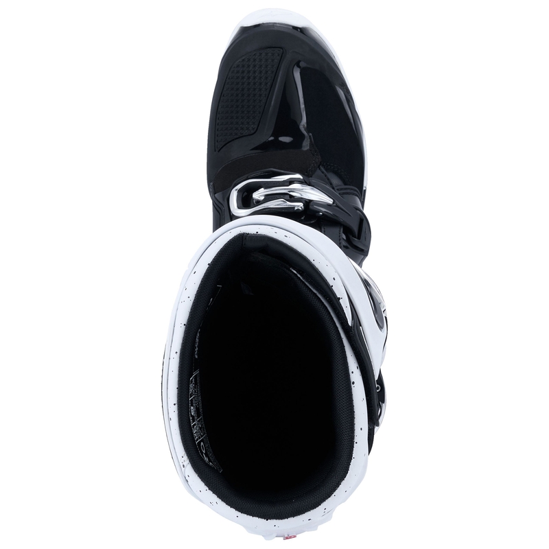 Alpinestars Tech 7 Enduro Black and White motociklu zābaki