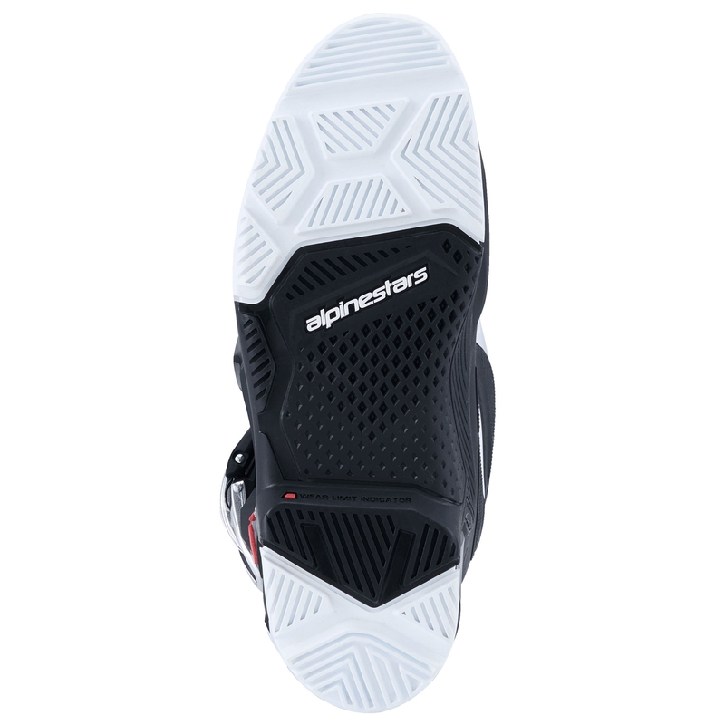 Alpinestars Tech 7 Enduro Black and White motociklu zābaki